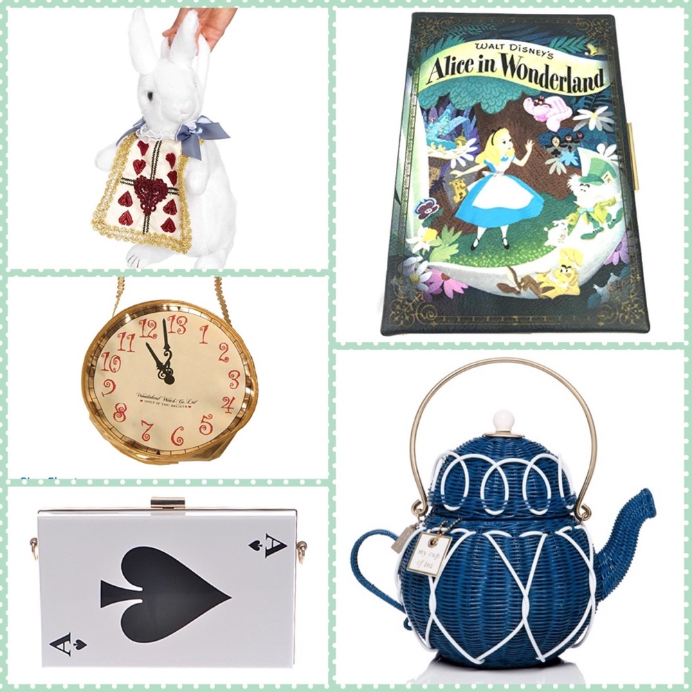 Alice in Wonderland purses!